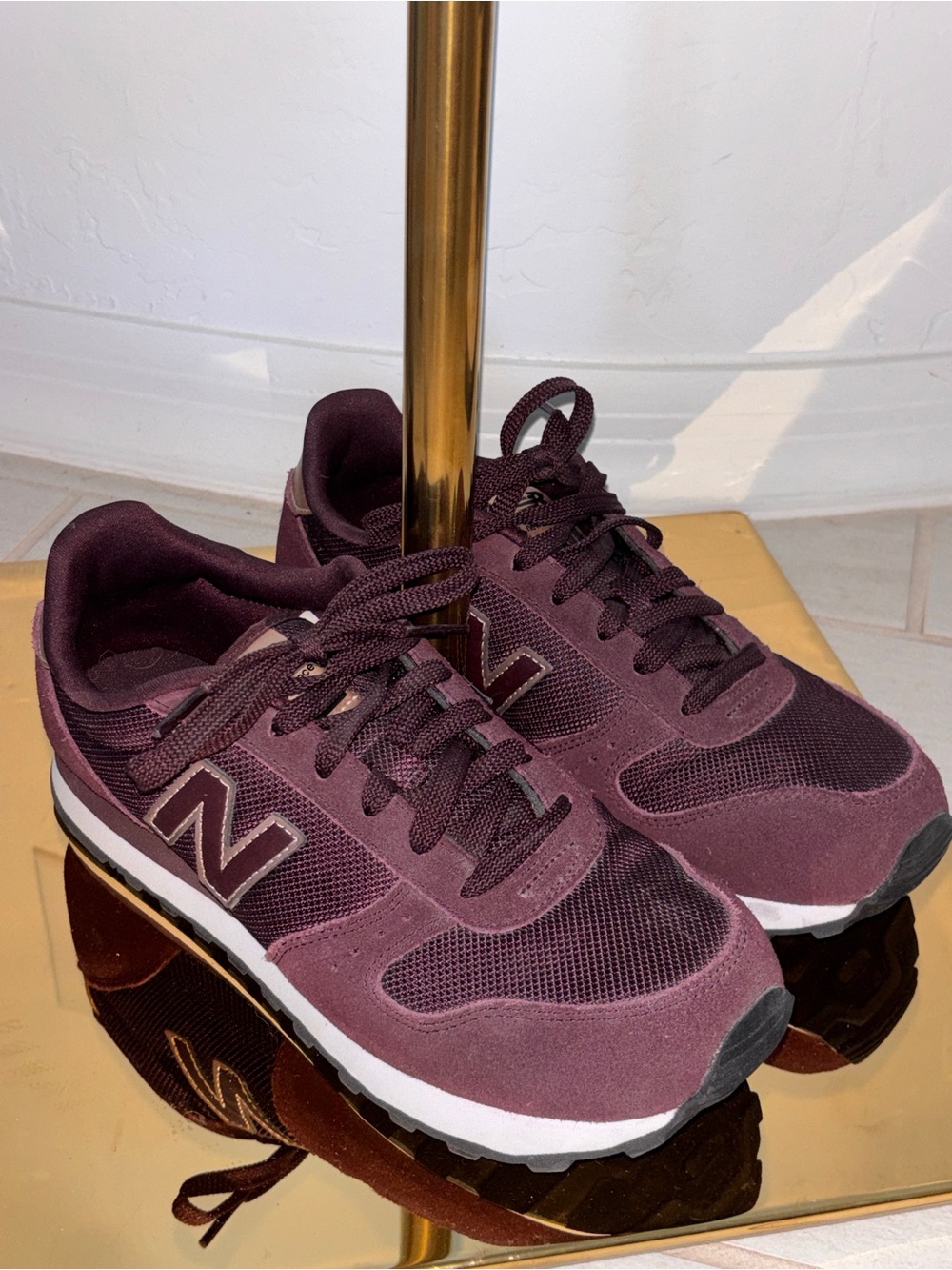 New Balance 311 Burgundy Sneakers